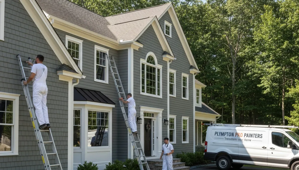 Professional house painters in Plymouth MA providing expert exterior and interior painting services